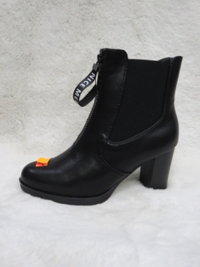 Botki damskie ocieplane na obcasie (36-41) XPL-05 BLACK