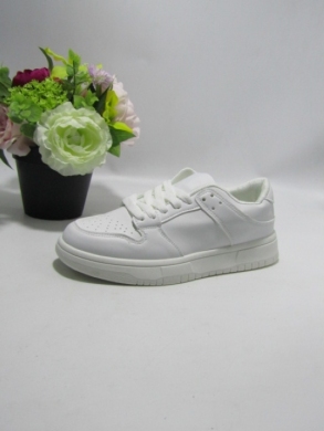 Buty sportowe damskie na płaskim (36-41) EV-281 ALLWHITE