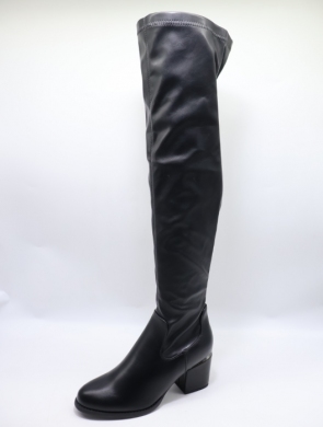 Kozaki damskie na obcasie (36-41) T2325-1 BLACK