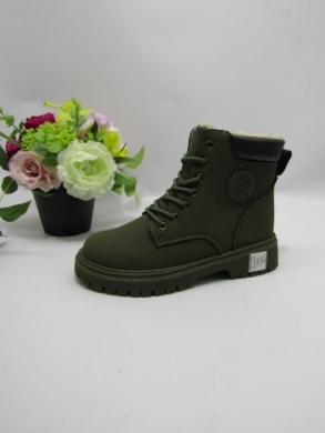 Trapery damskie ocieplane (36-41) E8021-7 GREEN