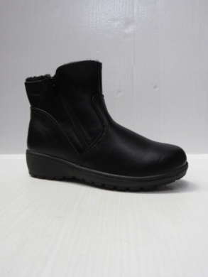 Botki damskie ocieplane na płaskim (36-41) 5829-1 BLACK