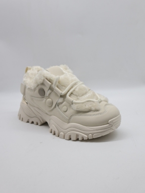 Buty sportowe damskie ocieplane (36-41) F23-227 BEIGE