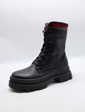Botki damskie na płaskim (36-41) F-21 BLACK