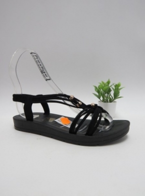 Sandały damskie na płaskim (36-41) W577-1 BLACK