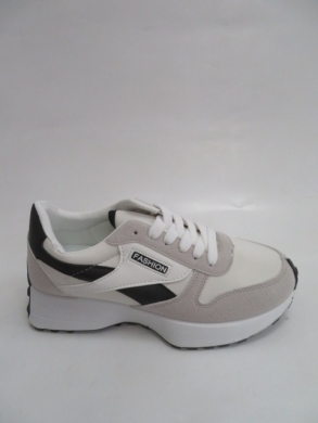 Buty sportowe damskie na płaskim (36-41) AB916 WHITE