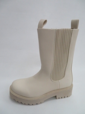 Botki damskie jesienne na płaskim (36-41) F39 Beige