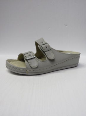Klapki damskie na koturnie (36-42) Y508-8 L.GREY