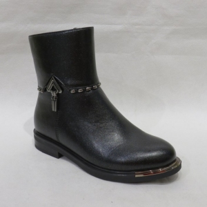 Botki dziewczęce ocieplane (32-37) DQ73 BLACK