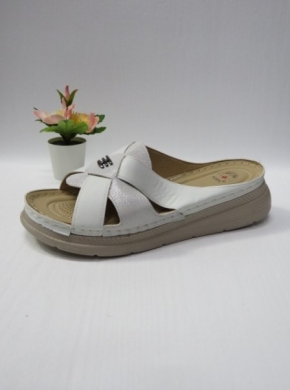 Klapki damskie na koturnie (39-43) DT21-2 WHITE