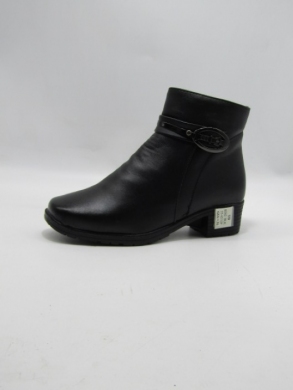 Botki damskie ocieplane na obcasie (37-42) B302 BLACK