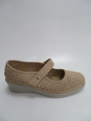 Półbuty damskie na koturnie (36-41) 1573 BEIGE