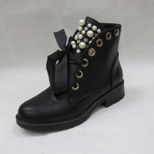 Botki damskie na płaskim (36-41) CLS-168 BLACK