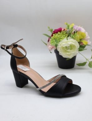 Sandały damskie na obcasie (36-41) 6282 BLACK