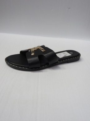 Klapki damskie na płaskim (36-41) CK2130 BLACK
