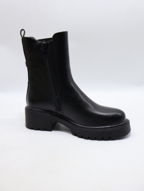 Botki damskie na obcasie (36-41) DE829 BLACK
