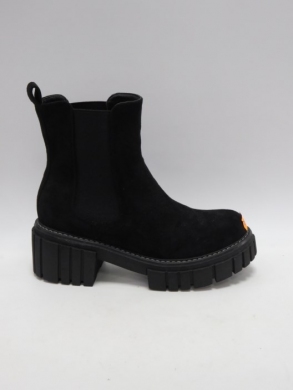 Botki damskie ocieplane na obcasie (36-41) C801 BLACK