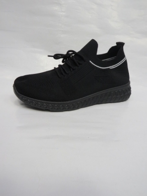 Buty sportowe damskie na płaskim (37-42) N1559 BLACK