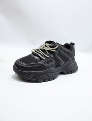 Sneakersy damskie (36-41) 0138-1 BLACK