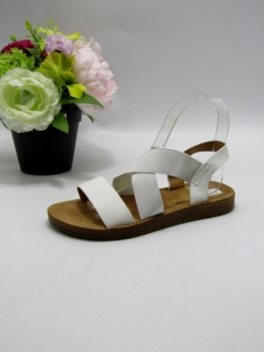 Sandały damskie na płaskim (36-41) W135 WHITE