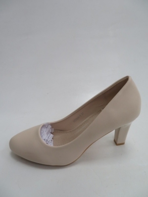 Czółenka damskie na szpilce (36-41) LE-506B BEIGE