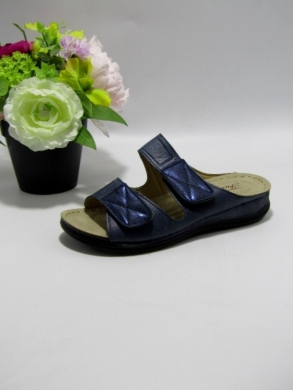 Klapki damskie na koturnie (36-42) 21209-6 NAVY