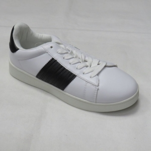 Buty sportowe damskie na płaskim (36-41) D199-3 WHITE/BLACK