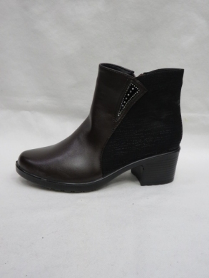 Botki damskie ocieplane na obcasie (36-43) 7602-3