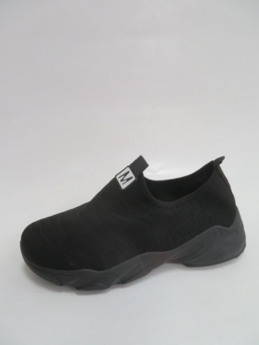 Buty sportowe damskie na płaskim (36-41) 802 BLACK