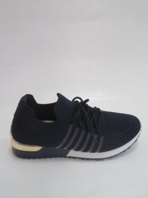 Buty sportowe damskie na płaskim (36-41) 0030-6 NAVY