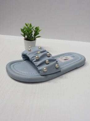 Klapki damskie na płaskim (36-41) SS-132 BLUE
