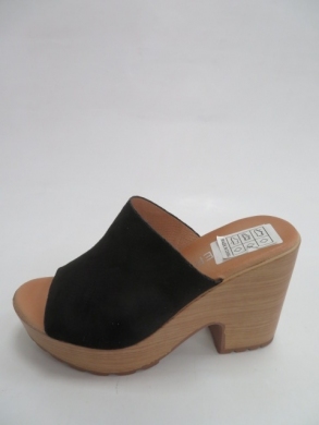 Klapki damskie na obcasie (36-41) EX-13 BLACK