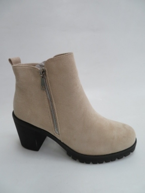 Botki damskie jesienne na obcasie (36-41) DA53 BEIGE