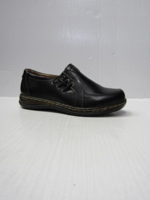 Półbuty damskie na płaskim (36-42) E886-6 BLACK