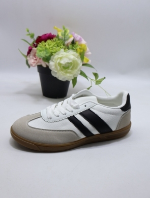 Buty sportowe damskie na płaskim (36-41) DD353 WH/BL
