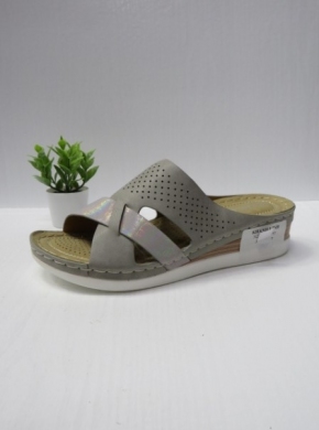 Klapki damskie na koturnie (36-41) N22-882 GREY