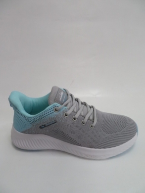 Buty sportowe damskie na płaskim (36-41) LXC 8384-S LGREY/BLUE