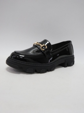 Mokasyny damskie na płaskim (36-41) 956-1 BLACK