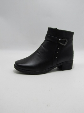 Botki damskie ocieplane na obcasie (37-42) B306 BLACK