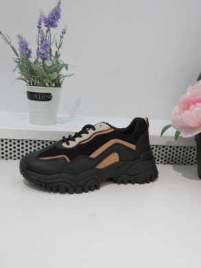 Buty sportowe damskie na płaskim (36-41) A88-166 BLACK