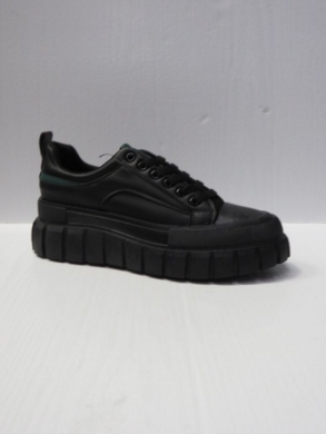 Buty sportowe damskie na płaskim (36-41) 9059 BLACK
