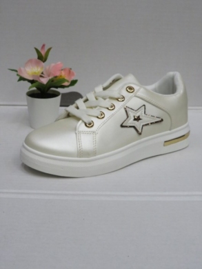 Buty sportowe damskie na płaskim (36-41) 848-2 WHITE