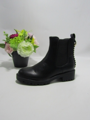 Botki damskie ocieplane na obcasie (36-41) ZY021 BLACK