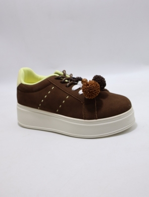Buty sportowe damskie na płaskim (36-41) GA8836-2 BROWN