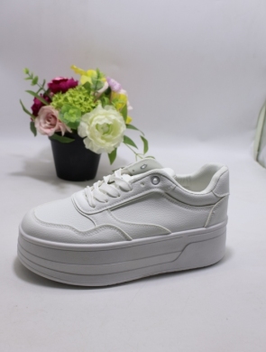 Buty sportowe damskie na płaskim (36-41) 777-16 WHITE