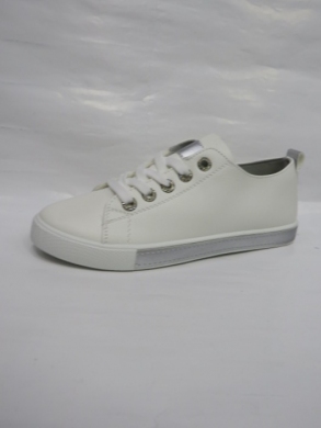 Buty sportowe damskie na płaskim (36-41) 1016 SILVER