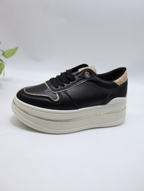 Buty sportowe damskie na płaskim (36-41) B2032 BLACK