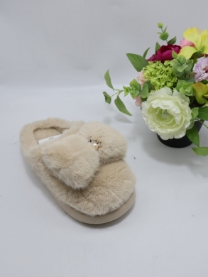 Kapcie damskie ocieplane (36-41) BNB-12 KHAKI