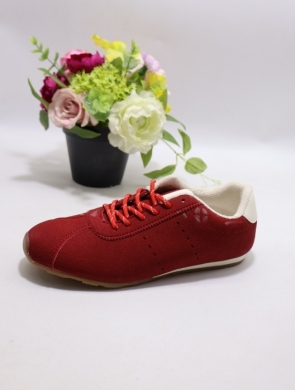 Buty sportowe damskie na płaskim (36-41) 6032 RED