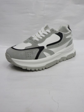 Buty sportowe damskie na płaskim (36-41) DH-2 WHITE