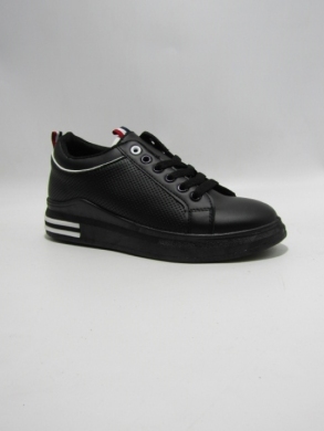 Buty sportowe damskie na płaskim (36-41) BO-167-6 BLACK
